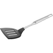 CetKing 378200000 Twin Prof Spatula Silikon, Paslanmaz Çelik, Bulaşık Makinesinde Yıkanabilir, 330 mm