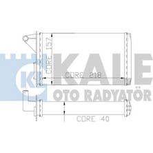Kale Mtxdpn Kalorifer Radyatörü [ Fiat Uno Musluklu 2 Sira Al+Pl ]