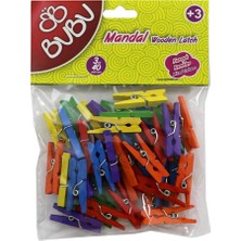 CetKing Mandal 3cm 40'lı Renkli