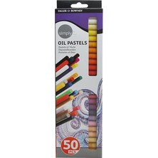 CetKing Rowney Simply Yağlı Pastel 50 Renk