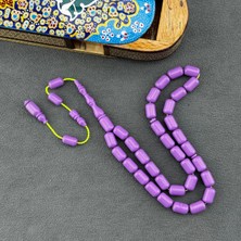 Usta Işi Nadir Mor Eski Katalin Tespih | Antika Koleksiyon