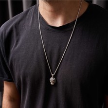 Umut Silver Kaplan Figürlü 925 Ayar Gümüş Kolye Ucu