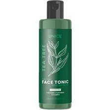 Unice Çay Ağacı Tonik 250 ml Yağlı Ciltler İçin Paraben İçermeyen Etkili Bakım