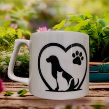 Game Fruy Kedi Köpek Temalı Çift Taraf Baskılı Kupa- Seramik Çay, Kahve Hediyelik Bardağı