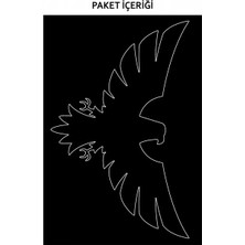Artikel Eagle Araç Sticker 21x29 cm, Oto Sticker, Araba Sticker