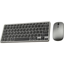 CetKing Mobile Premium Slim Süper Sessiz Klavye ve Mouse Seti, Telefon, Tablet, Pc, Tv Uyumlu Klavye Seti