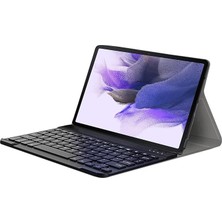 CetKing Samsung Galaxy Tab S7 Fe SM-T733 12.4 Inch Tablet Bluetooth Klavyeli Standlı Kılıf - Bkk4