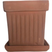 CetKing Fidanım Toprak Saksı Kare 15CM