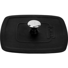 CetKing Döküm Grill Pres Kare Ölçü 21 x 21 cm