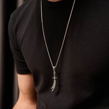 Umut Silver Zülfikar Figürlü 925 Ayar Gümüş Kolye Ucu