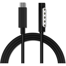 CetKing Surface Pro 3-4-5-6-7-8 Uyumlu Type-C Pd Manyetik Şarj Kablosu 150 cm - AL4145