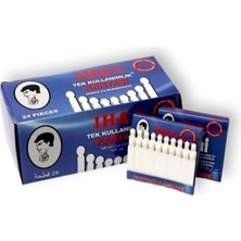 CetKing Tek Kullanımlık Kibrit Kan Taşı 1 Paket/24 KART/480 Adet Tek Kullanımlık Kantaşı