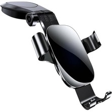 CetKing JR-ZS198 Hafif Gölge Serisi Gravity Bracket Havacılık Araç Ven Telefon Tutucu (JR-ZS198 Torpido)