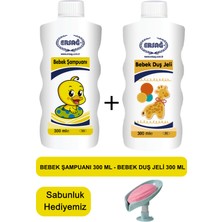 Ersağ Bebek Şampuanı 300 ml - Bebek Duş Jeli 300 ml + ( Sabunluk Hediyemiz ) 163-54