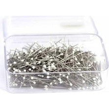 CetKing Marifetlerim - Mineli Beyaz Başlı Toplu Iğne 50 Adet