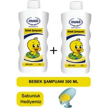 Ersağ Ersag Bebek Şampuanı (2ADET) 300 ml + ( Sabunluk Hediyemiz ) 163-12