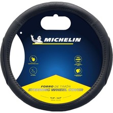 CetKing MC1003N Premium Suni Deri Direksiyon Kılıfı Siyah