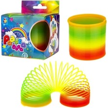 CetKing Renkli Yaylı Oyuncak, Eğlenceli Çocuk Oyuncağı, Renkli Spiral