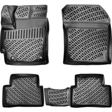 CetKing Toyota Corolla Hb 2018 Sonrası Uyumlu 3D Havuzlu Paspas