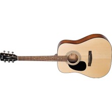 CetKing Akustik Gitar Solak, Open Pore, Ladin Kapak, A