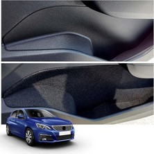 CetKing Design Peugeot 308/T9 Konfor Seti̇-Saklama Alanları Kumaş Kaplama-Ses Izolasyon Amaçli Ürün/tüm Model Yılları