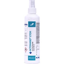 CetKing Etoh 250 ml – El ve Cilt Antiseptiği |%80 Etanol (V/v) Içerikli Hızlı Etkili Dezenfektan | Zararlı Mikroorganizmalara Karşı Etkin Koruma | Cilt Dostu, Hızlı Kuruyan Formül