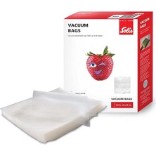 CetKing Vakumlama Torbası 50 Adet – 20 x 30 cm – Derin Soğutma/vakumlu Pişirme – Yeniden Kullanılabilir