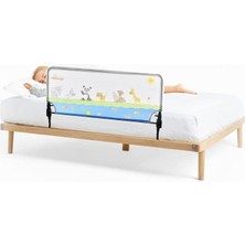 CetKing Baby AGU-105-120 Hayvan Desenli Katlanabilir Yatak Bariyeri, 120CM