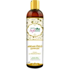 CetKing Argan Yağlı Saç Bakım Şampuanı 400 ml | Parlaklık Veren Argan Özlü Şampuan | Saç Onarıcı Bakım | Parabensiz, Renklendiricisiz, Bitkisel Içerikli Şampuan