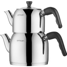 CetKing Amelia Midi Çaydanlık Takımı Siyah 1.00-2.00 Litre