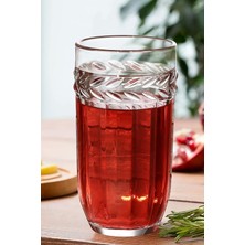 CetKing Coco Medeline 4'lü Meşrubat Bardak Seti 350 ml