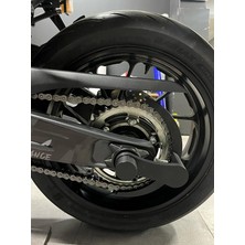 CetKing Mt-07 ve R7 Için Zincir Koruma Aparatı, Mat Siyah, Plastik, Kolay Montaj