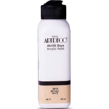 CetKing Akrilik Boya, 140ML, Beyaz 3619
