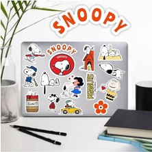 CetKing Major Selection Snoopy Peanuts Macbook Notebook Tablet Telefon Ajanda Laptop Defter Sticker Seti