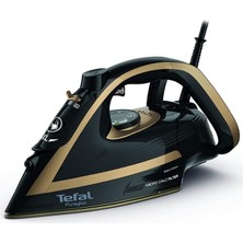 CetKing FV8064 Puregliss Buharlı Ütü 3000 Watt 280 G/dk Buhar Darbe 0 – 50 G/dk Değişken Buhar Dikey Buharlı Durilium Airglide Autoclean Ütü Tabanı Micro-Calc Filtre, Siyah/altın