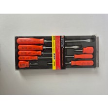 Eltos Panzer Tornavida Seti 8 Parça – Isıl Işlemli Çelik Uç, Ergonomik Sap, Düz & Yıldız Tornavida Seti