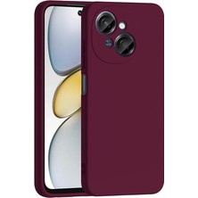 CetKing Tecno Spark Go 1 2025 ile Uyumlu Kılıf Mat Lansman Kılıf, Kadife Iç Yüzey, Silikon, Esnek, Pürüzsüz, Yumuşak, Koyu Mor