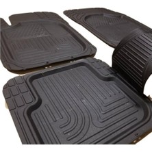 CetKing Ile Uyumlu Focus Ile Uyumlu 2004-2012 Ile Uyumlu 3D Havuzlu Paspas Takımı 5 Parça