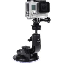 CetKing Aksiyon Kamera Için Araç Içi Tutucu Araba Vantuz Tutucu Pencere Camına Sunroof'a Montaj Kurulumu Kolay Açısı Ayarlanabilir Video Kayıt Için Tutucu