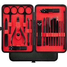 CetKing Manikür Pedikür Seti Kişisel Bakım Tırnak Makası Seti Profesyonel Pedikür El ve Ayak Bakım Kiti Erkek ve Kadınlar Için Paslanmaz Çelik Harika Takım (18 Parça)