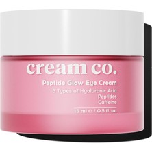 CetKing Co. Peptide Glow Eye Cream, Nemlendirici Göz Kremi, 15 ml
