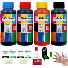 CetKing Hp Uyumlu 652, Hp 651, Hp 650 Hp 305 Hp 47 Kartuş Dolum Seti̇ 4 x 100 ml