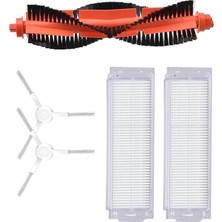 CetKing Beyaz Mi Robot Vacuum Mop Pro/vacuum Mop P Model Numarası STYTJ02YM Uyumlu Fırça,filtre Yedek Parça Aksesuar Seti-5 Parça