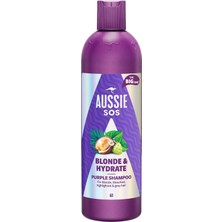 CetKing Sos Blonde & Hydrate Açık Renk Boyalı, Röfleli ve Gri Saçlar Için Mor Şampuan 500ML