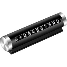 CetKing Çevirmeli Ayarlı Torpido Üstü Silindir Numaratör, Telefon Numarası Gösterici, Pratik ve Şık Tasarım, Kolay Kullanım