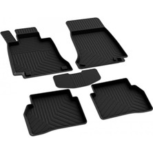 CetKing Autoaccessories Mercedes E Serisi W212 ile Uyumlu 4d Havuzlu Kauçuk Paspas 2009 2016
