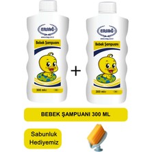 Ersağ Bebek Şampuanı (2ADET) 300 ml + ( Sabunluk Hediyemiz ) 163-09