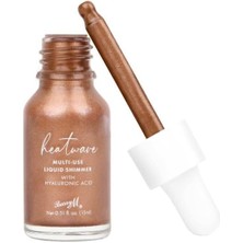 CetKing M Heatwave Multi-Use Liquid Shimmer Hyaluronik Asitli Likit Aydınlatıcı Allık Fiery