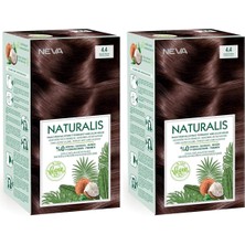 CetKing Saç Boyası 4.4 Kestane Kahve %100 Vegan 2'li Set