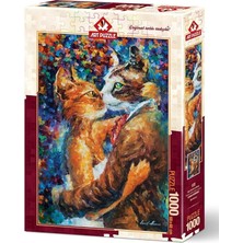 CetKing Puzzle Aşık Kedilerin Dansı 1000 Parça Puzzle